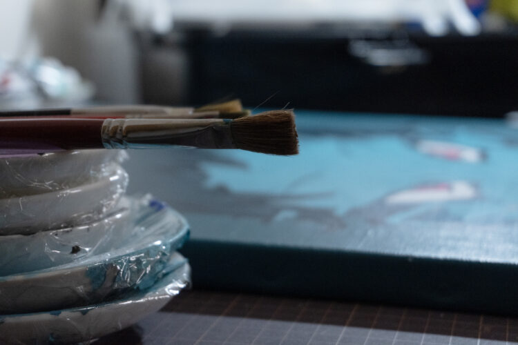 課題をこなす日々だからこそ実感できた創作意欲|本来の想いを取り戻すオリジナル絵画の制作